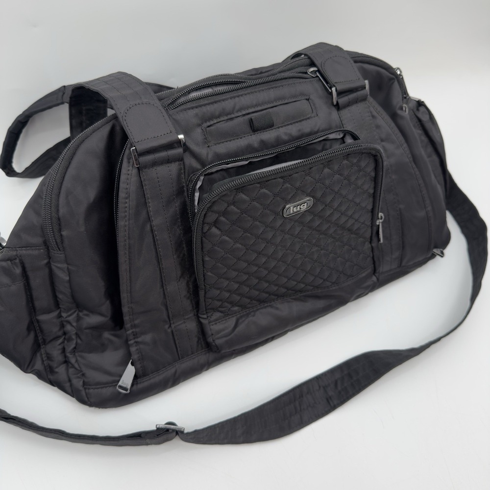 LUG Propeller‎ Gym Overnight Weekend Carry On Duffle Bag in Black 0743-A - Picture 3 of 10